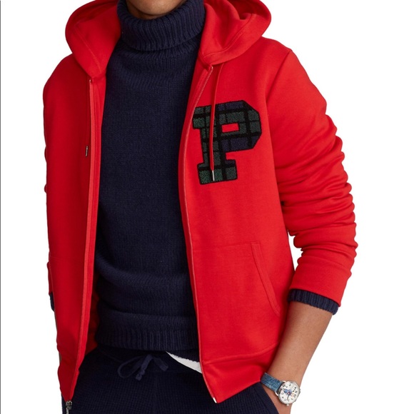 Polo Ralph Lauren Black Watch Patch Hoodie Sz XL - Picture 2 of 13